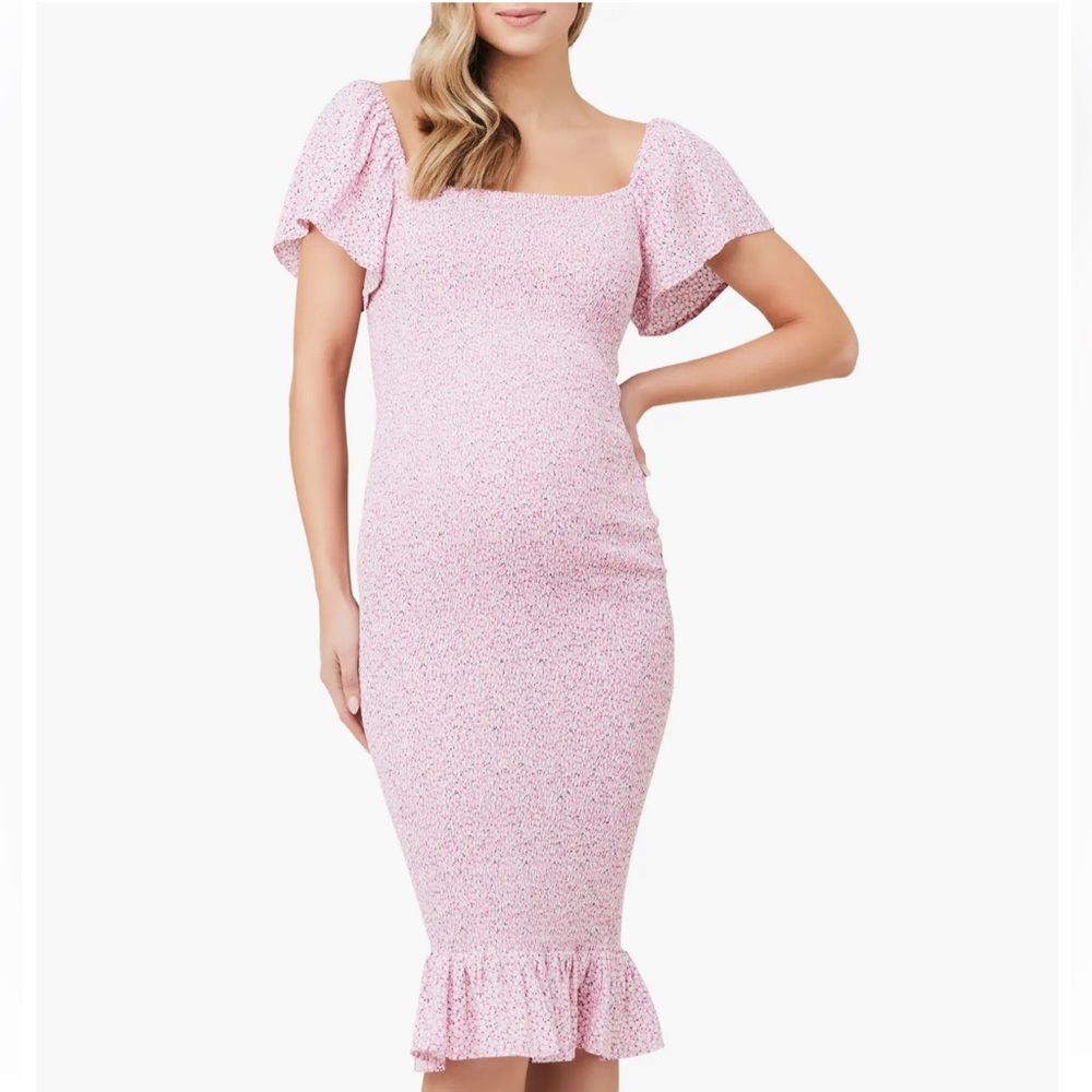 Ripe Maternity Selma Smocked Dress